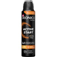 Deonica антиперспирант муж. ACTIVE START, 150мл (спрей)